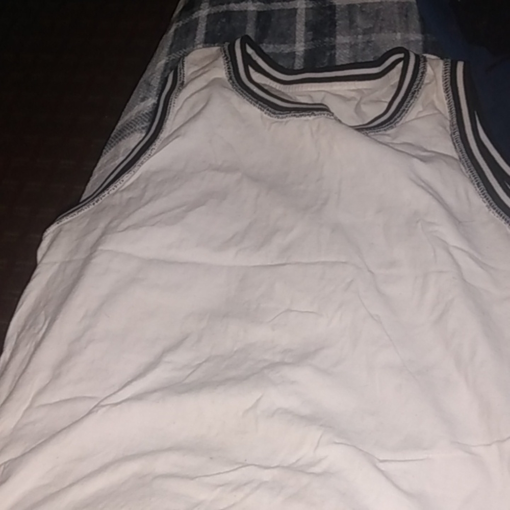 White tank top